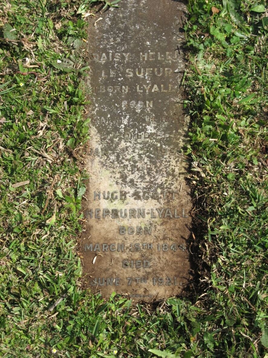 SUEUR Daisy Helen, le nee LYALL 187?-195? :: HEPBURN-LYALL Hugh Scott 1844-1921