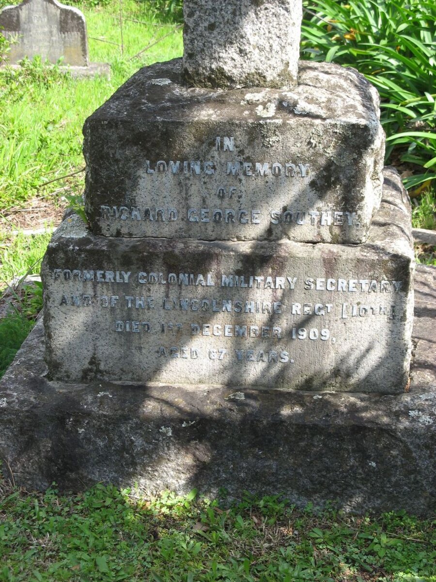 SOUTHEY Richard George -1909