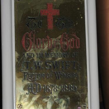 SWIFT Thomas Walthew -1886