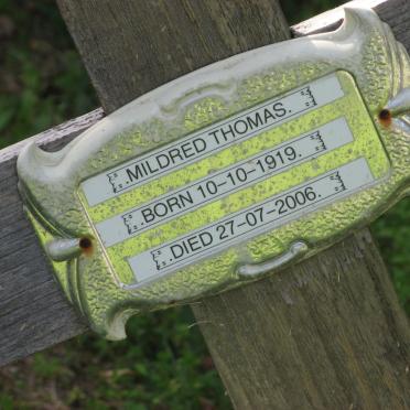 THOMAS Mildred 1919-2006