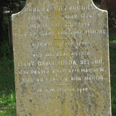 WILLOUGHBY Robert 1926-1996 :: SEFTON Mary Grace Hilda -1936