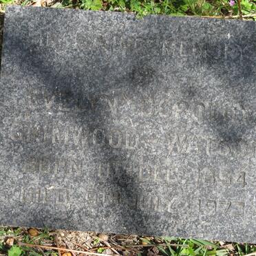 WATSON Evelyn Dorothy, GRIMWOOD 1894-1973