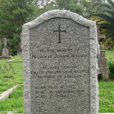 WESSELS Nicholas Johan 1972-1992
