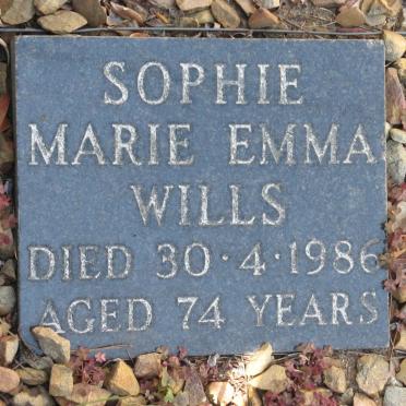 WILLS Sophie Marie Emma -1986