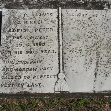 ? Michael Adrian Peter -1963