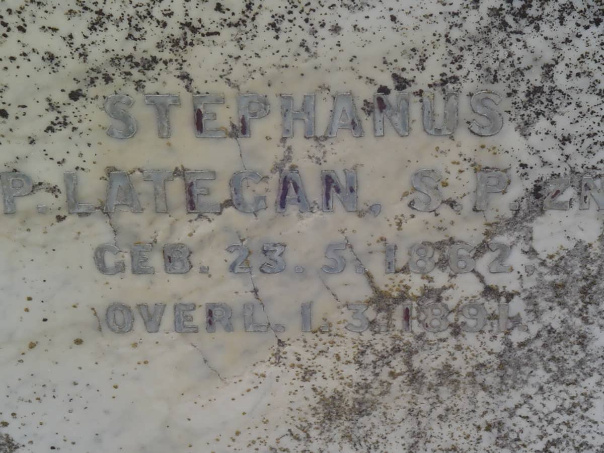 LATEGAN Stephanus P. 1862-1891