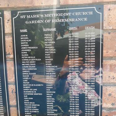 4. Memorial Wall