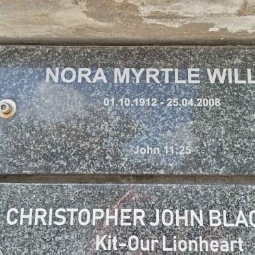 WILLIS Nora Myrtle 1912-2008