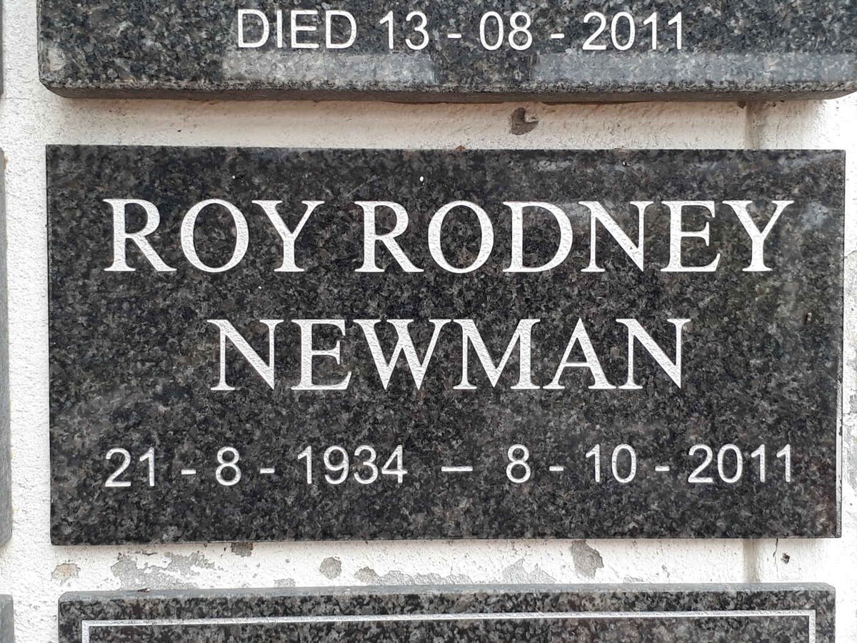 NEWMAN Roy Rodney 1934-2011