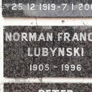 LUBYNSKI Norman Francis 1905-1996