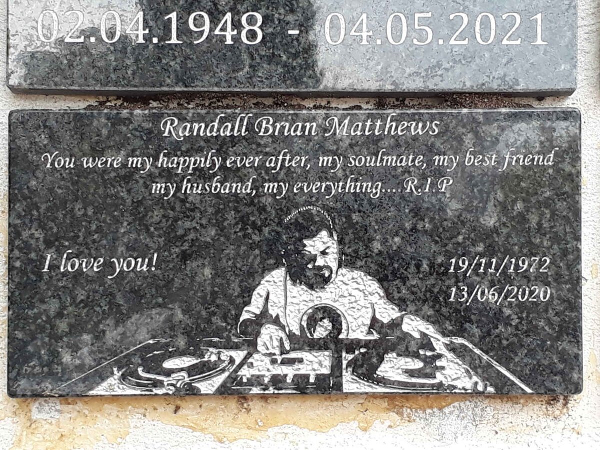 MATTHEWS Randall Brian 1972-2020