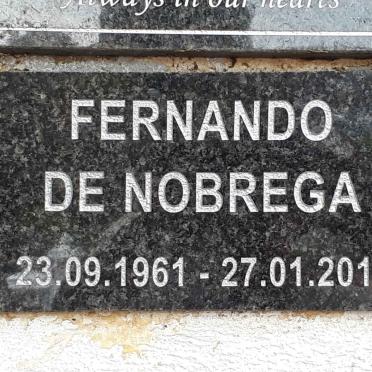 NOBREGA Fernando, de 1961-2017