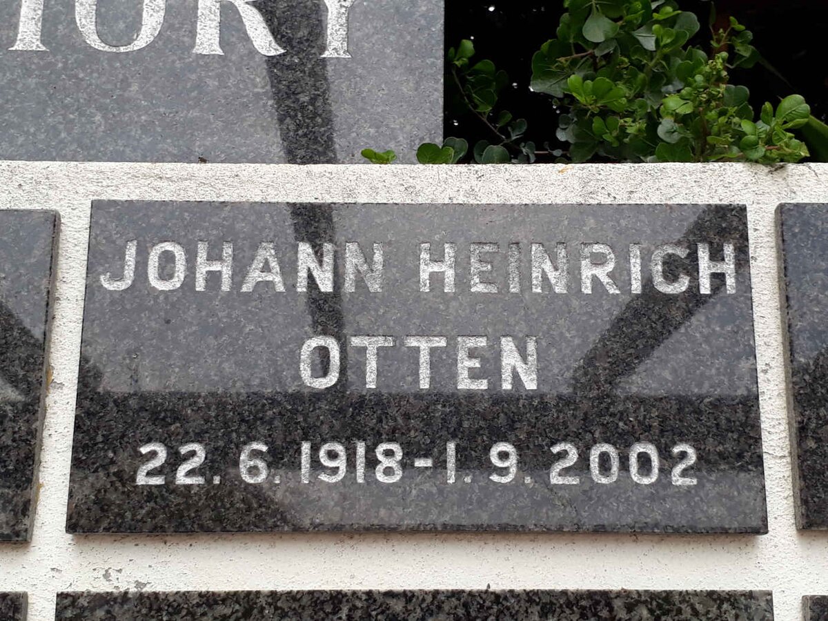 OTTEN Johann Heinrich 1918-2002