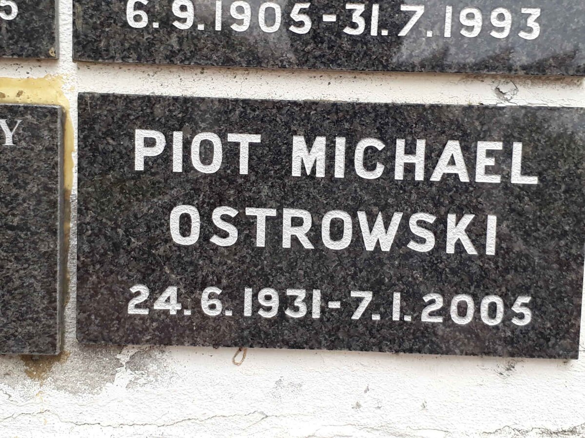 OSTROWSKI Piot Michael 1931-2005