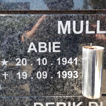 MULLER Abie 1941-1993