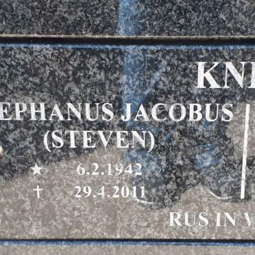 KNIPE Stephanus Jacobus 1942-2011