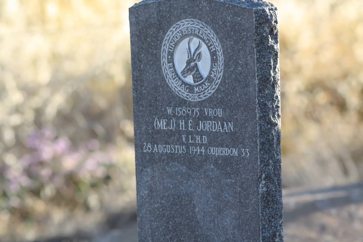 JORDAAN H.E. -1944
