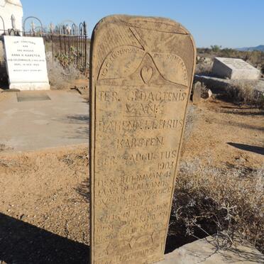 KARSTEN Barend F. Petrus 1903-1907