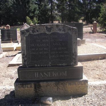 Western Cape, CERES district, Keunjes 56, Ysterplaat family farm cemetery