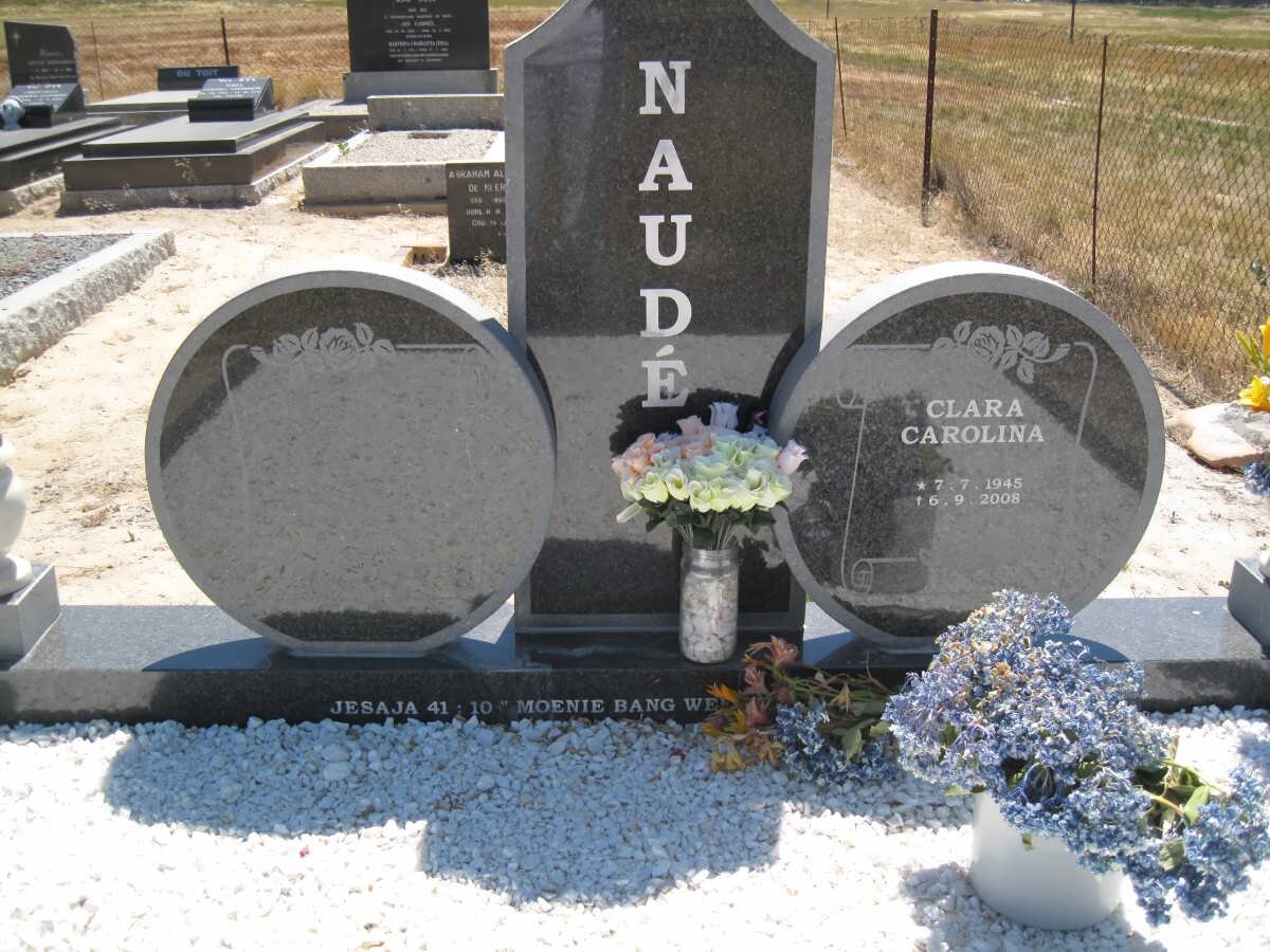 NAUDE Clara Carolina 1945-2008