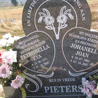 PIETERS Petronella Eva 1971-2007 :: PIETERS Johanell Joan 2002-2007