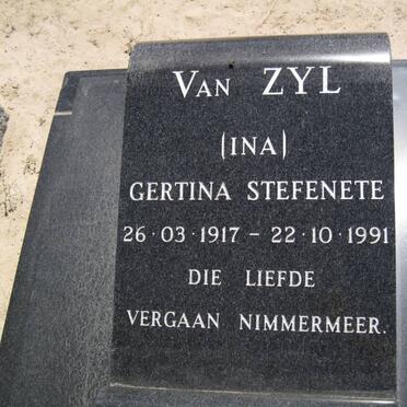 ZYL Gertina Stefenete, van 1917-1991