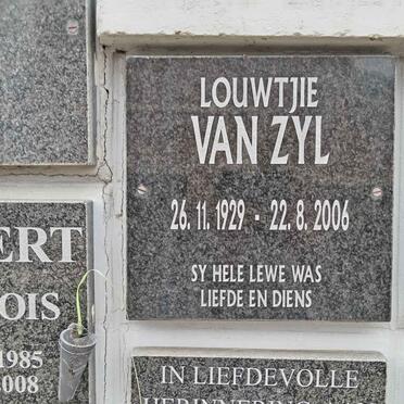ZYL Louwtjie, van 1929-2006