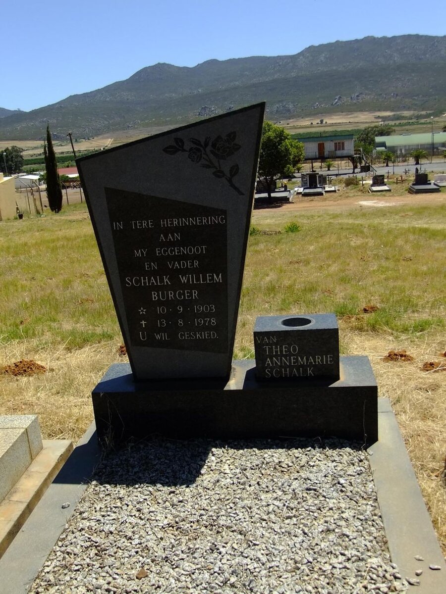 BURGER Schalk Willem 1903-1978