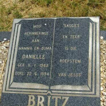 BRITZ Danielle 1942-1994