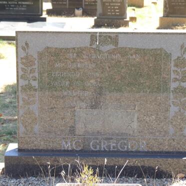 McGREGOR Walter James