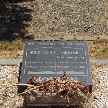 MOUTON Edie 1915-1995 &amp; Hester VAN DIJK 1921-1999