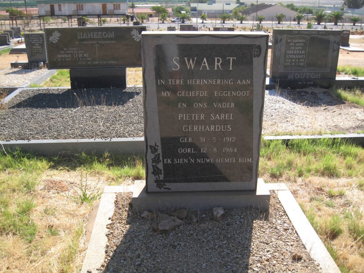 SWART Pieter Sarel Gerhardus 1912-1984