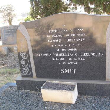 SMIT Jacobus Johannes 1905-1971 &amp; Catharina Wilhelmina C. LIEBENBERG 1913-1994