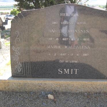 SMIT Dawid Johannes 1887-1970 &amp; Maria Magdalena 1887-1967