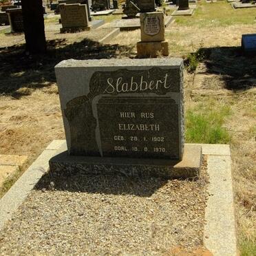 SLABBERT Elizabeth 1902-1970