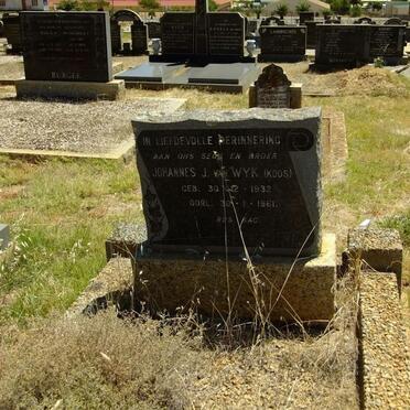 WYK Johannes J., van 1932-1961