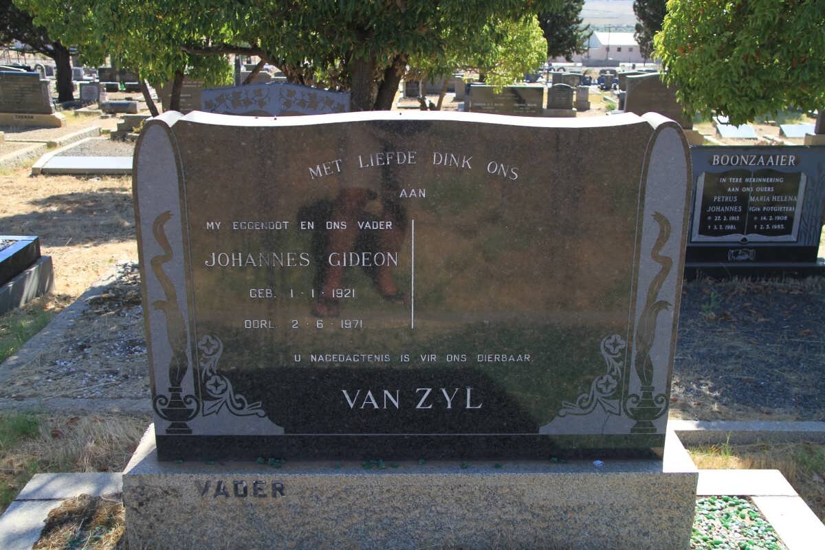 ZYL Johannes Gideon, van 1921-1971