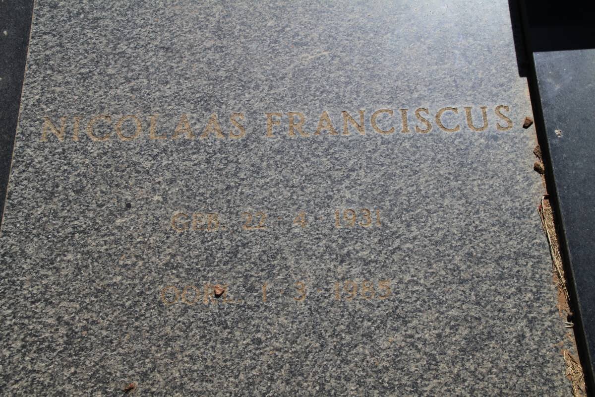 ZYL Nicolaas Franciscus, van 1931-1985