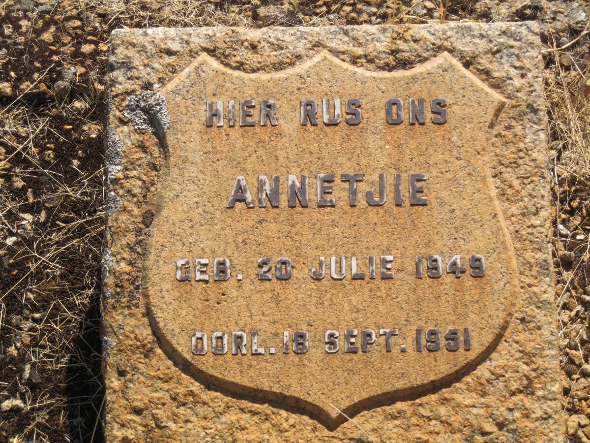 ? Annetjie 1949-1951