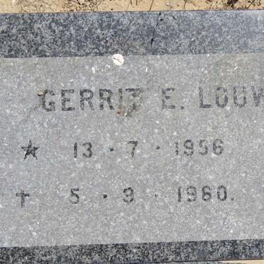 LOUW Gerrit E. 1956-1960
