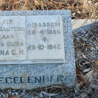 KOEGELENBERG Anna C.M. nee BASSON 1855-1942