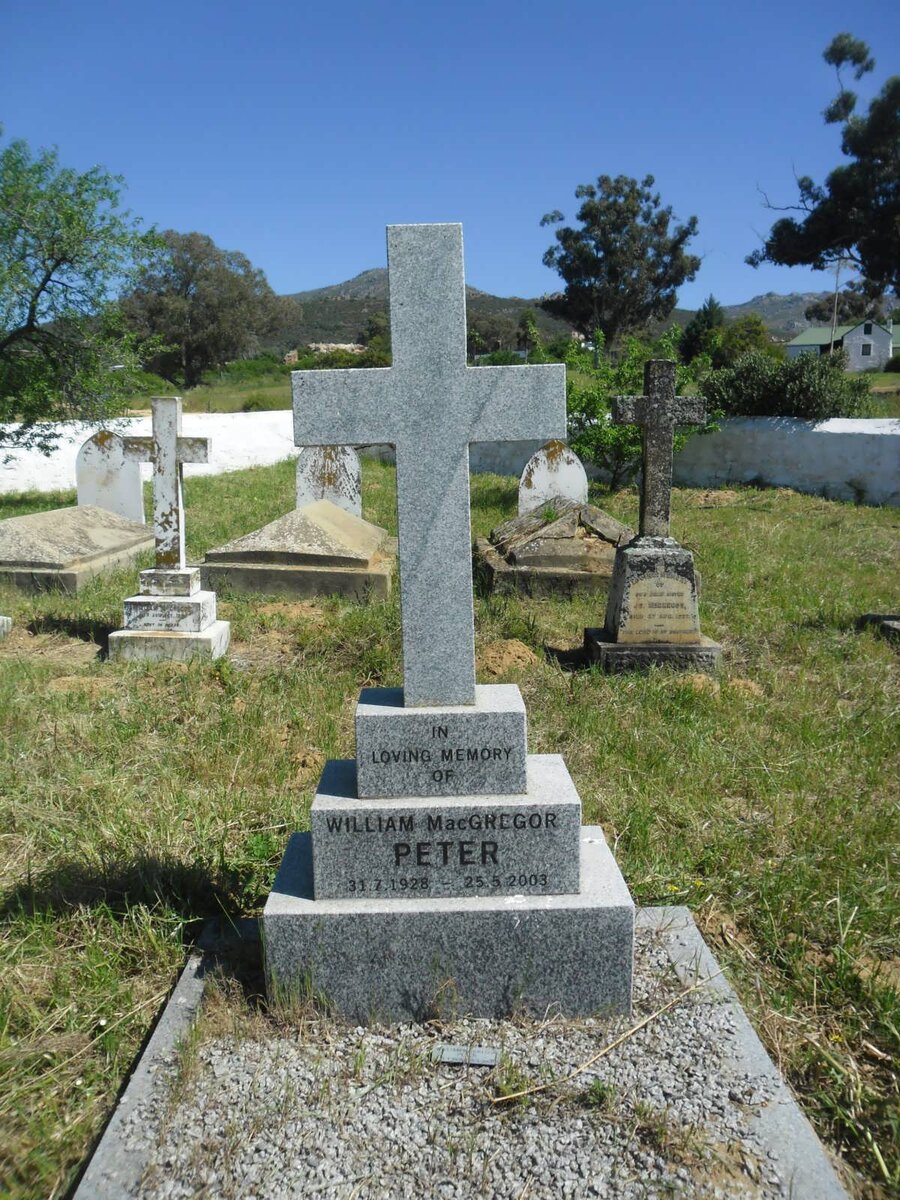 PETER William MacGregor 1928-2003