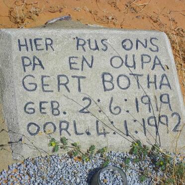 BOTHA Gert 1919-1992