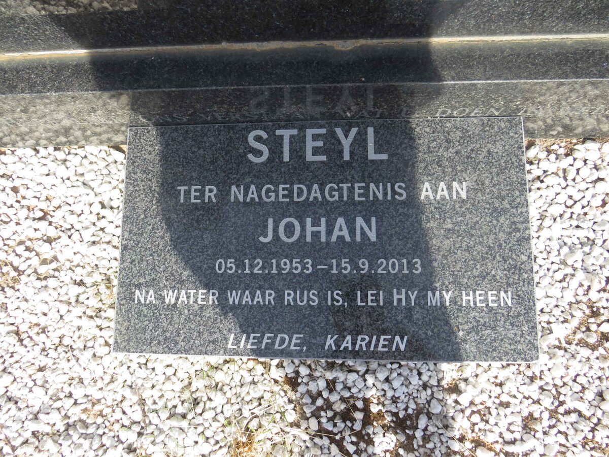 STEYL Johan 1953-2013