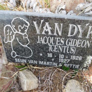 DYK Jacques Gideon, van 1926-1927