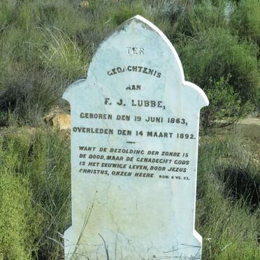 LUBBE F.J. 1863-1892
