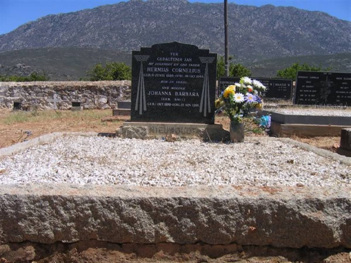 NIEUWOUDT Hermias Cornelius 18??-19?? &amp; Johanna Barbara SMIT 1890-19?1