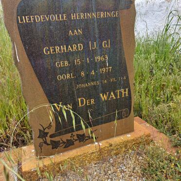 WATH J.G., van der 1963-1977