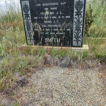 SMITH Francois J.E. 1857-1918 & Maria J.C. PRETORIUS 1853-1917