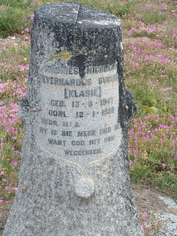 BURGER Andries Nicolaas Everhardus 1947-1959